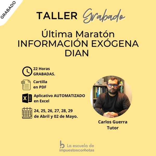 Grabado: Última Maratón - Cero Sanciones en Exógena DIAN 2023