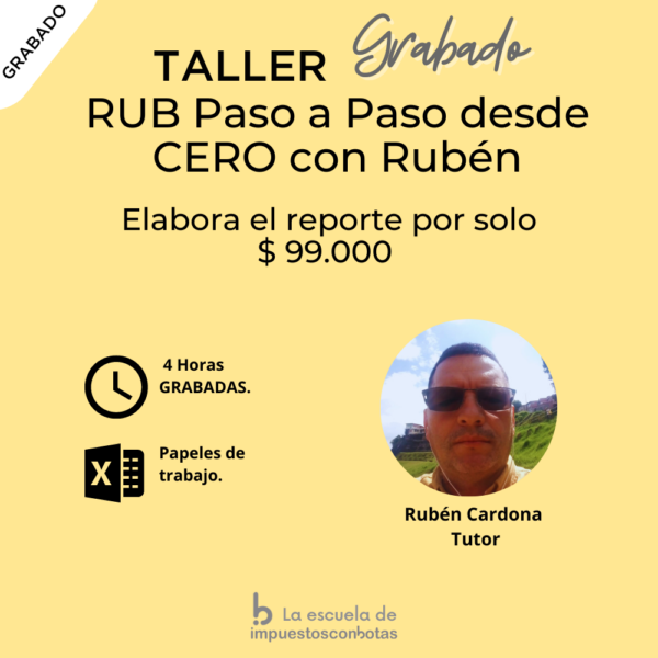 Grabado: RUB Paso a Paso desde Cero - Elabora el reporte.