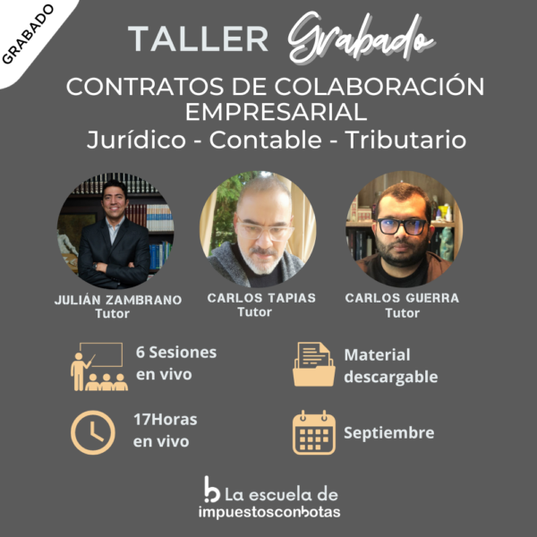 Contratos De Colaboración Empresarial - Grabado