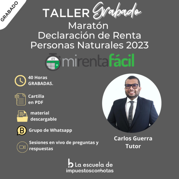 Maratón Declaración de Renta Personas Naturales Periodo Gravable 2023