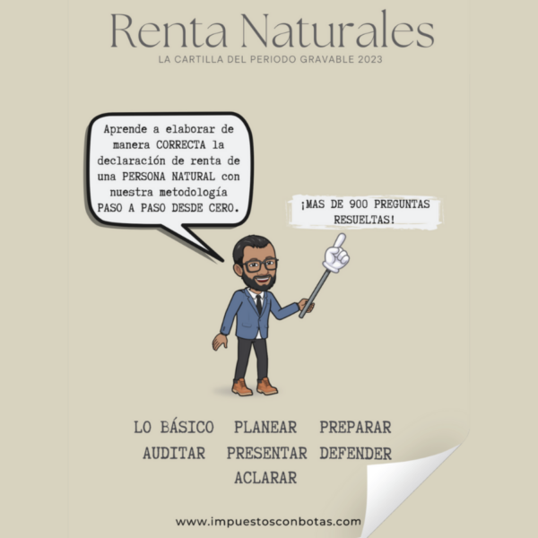 Cartilla Renta Personas Naturales Periodo Gravable 2023 – Online